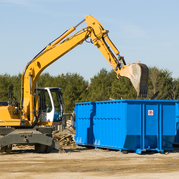 what are the rental fees for a residential dumpster in Aubry KS